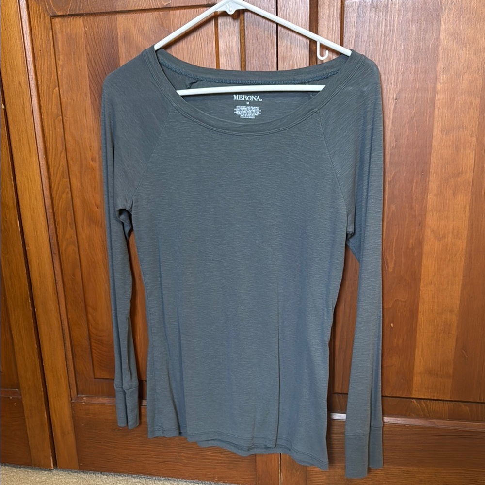 ⭐️Merona Women's Gray Long Sleeve Top⭐️